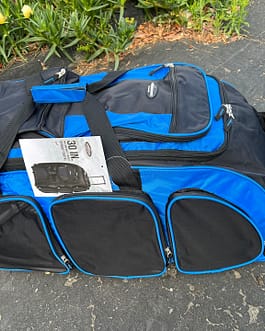Large 30” Rolling Adventure Rolling Multi Pockets Upright Duffle Bag